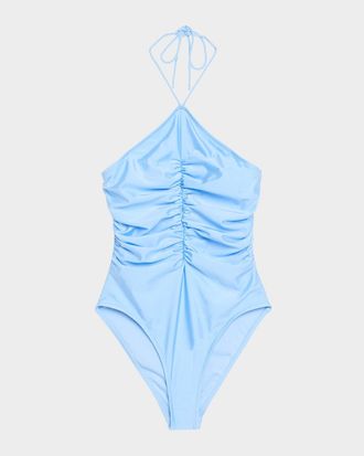 Solid & Striped The Mina Halter One-Piece Swimsuit
