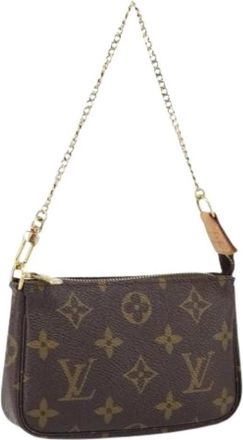 Louis Vuitton Pre-owned Mini Bag - Dames - Vintage Mini Tas - Bruin - ONE Size - Vintage