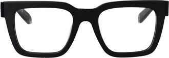 Philipp Plein Stijlvolle Optische Brillen - Heren - Brillen - Zwart - 53 MM - Accessoires
