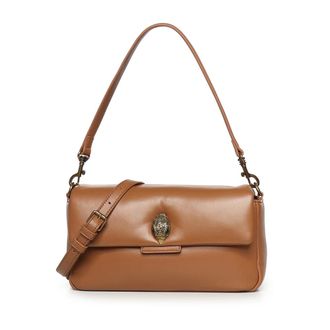 Kurt Geiger Shoulder Bags, female, Brown, Size: ONE SIZE Leather Oxford Bag