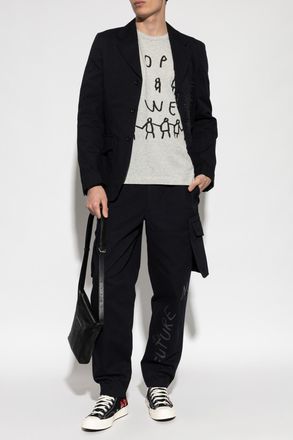 Comme Des Gar&ccedil;ons Comme Des Gar&ccedil;ons Shirt Printed Trousers, Mens, Black