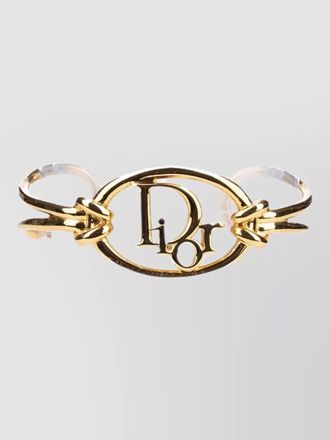 Dior cuff bracelet open design polished finish