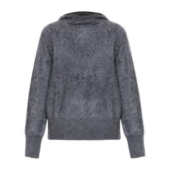 Lisa Yang Cashmere Knitwear, female, Gray, Size: XS Rosaline Sweater