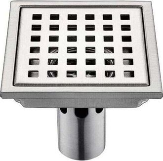 OEM Desag&uuml;e De Piso De Acero Inoxidable, 1 Pieza, Sif&oacute;n De Acero Inoxidable, 15 Cm X 15 Cm, Filtro Cuadrado, Desodorizante, Antirretorno, 15 Cm