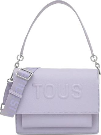 Tous Borsa tote con logo goffrato - Viola
