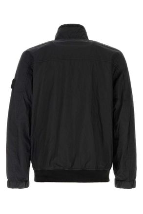 Stone Island Black Giacche E Gilet Jacket