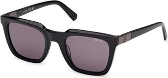 Guess Square Zonnebrillen - Heren - Zonnebrillen - Zwart - 51 MM - Accessoires