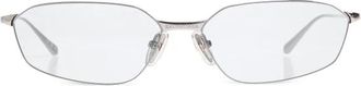 Balenciaga Sunglasses, unisex, Gray, Size: ONE SIZE Invisible Oval Sunglasses