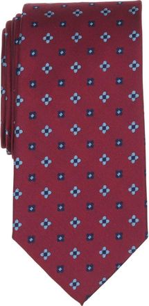 Brooks Brothers Flower Embroidery Silk Blend Tie in Red at Nordstrom Rack