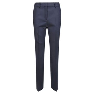 Incotex Dames, Broeken, Blauw, Maat: 2XS Katoen