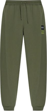 Emporio Armani Pantaloni sportivi in cotone - Verde