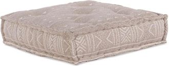 vidaXL Cushion Brown 70 x 70 x 36 cm Polyester Vidaxl