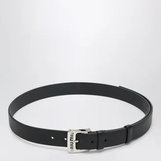 Miu Miu Cintura nera in pelle
