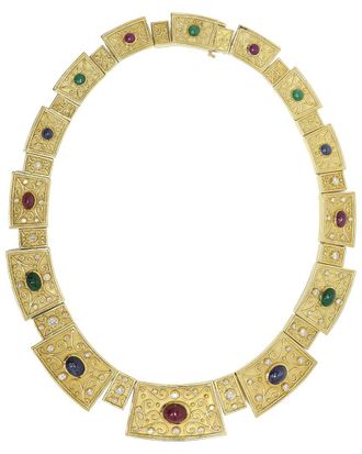 Diana M. Jewels Fine Jewelry 18K 10.00 Ct. Tw. Diamond Necklace
