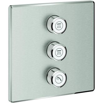 GROHE V&aacute;lvula Oculta Grohtherm Smartcontrol Angular, Superacero De 3 V&iacute;as Grohe