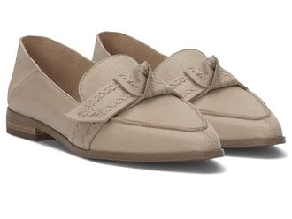 Lucky Brand Abelle Womens Flat Shoes Smoke Grey : 9.5 B - Medium, Leather/Polyester/Rubber