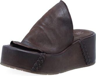 A.S.98 Marlon Platform Sandal in Brown at Nordstrom, Size 10.5-11Us