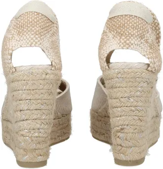 Castaner Joyce Espadrille Flat - Silver