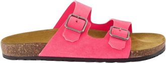 Saint Laurent Leren sandalen met gespsluiting - Heren - Sandalen - Roze - 42 EU - Leer - Schoenen
