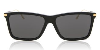 Prada PR 01ZS Polarized 1BO08G Mens Sunglasses Black Size 58