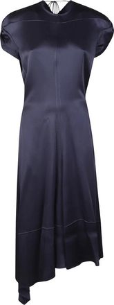 Victoria Beckham Maxi Jurken - Dames - Casual kleedjes - Blauw - XS - Kleedjes