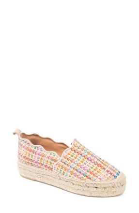 Patricia Green Abigail Espadrille Slip-On in Rainbow Raffia at Nordstrom, Size 10