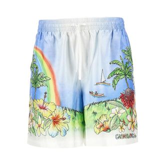 Casablanca Aloha silk shorts Man M