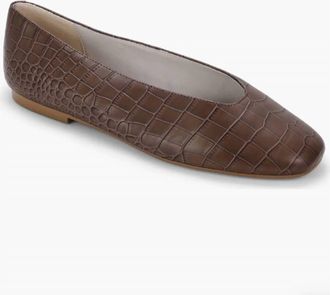 Yosi Samra Womens Emerson Ballet Flats In Chocolate