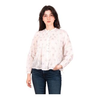 LoveShackFancy Blouses, female, Multicolor, M, Lita Bluse