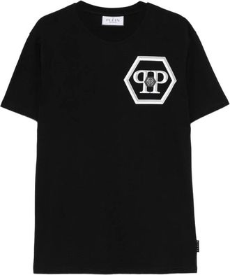Philipp Plein Black Logo Print T-Shirt