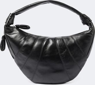 Christophe Lemaire Borsa a spalla Fortune Croissant in pelle