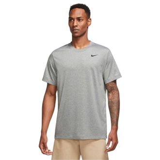 Nike Heren Legend Swoosh Dri-FIT T-Shirt (Grijs/Zilver)