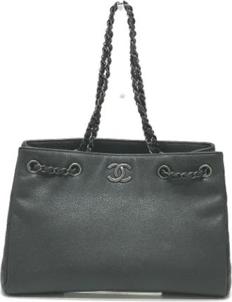 Chanel Pre-owned Leather chanel-bags - Dames - Vintage Shopper - Zwart - ONE Size - Vintage