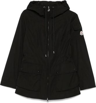 Moncler Leando parka - women - Cotton/Polyester/Polyester/Cotton - 5 - Black