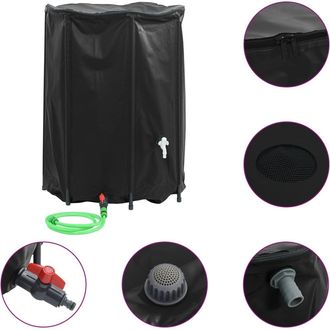 vidaXL Dep&oacute;sito De Agua Plegable Con Grifo Pvc 1350 L Vidaxl
