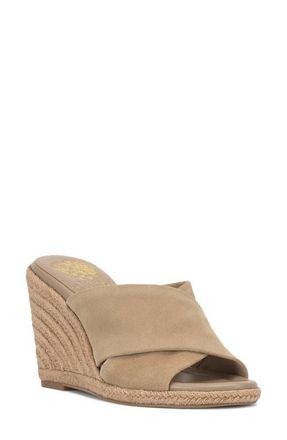 Vince Camuto Fisella Espadrille Wedge Sandal in Tortilla at Nordstrom, Size 9.5