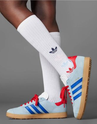 adidas adidas Originals - Gazelle - Scarpe da golf senza tacchetti color cielo limpido-Blu