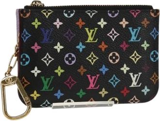 Louis Vuitton Pre-owned Accessories, female, Black, Size: ONE SIZE Pre-owned Canvas Wallet