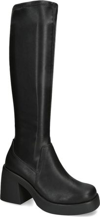 Steve Madden Womens Leather Berkleigh Black Boots - Size UK 8