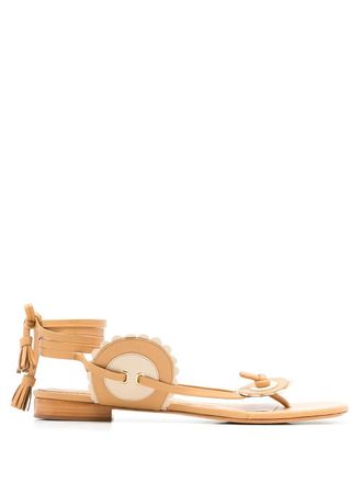 Sarah Chofakian Life Style sandals - Yellow