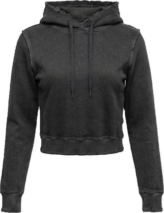 Diesel Dames, Sweatshirts & Hoodies, Grijs, Maat: XS Katoen