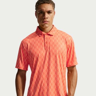 Nike Mens Par Dri-FIT Golf Polo in Orange | II4136-835