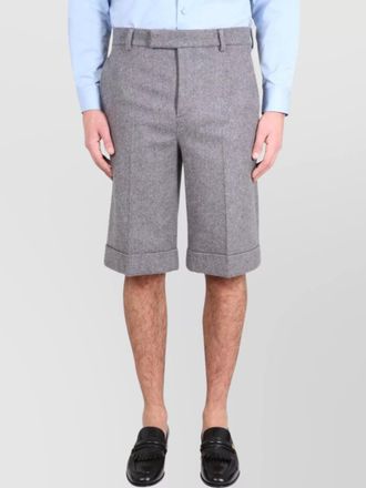 Gucci cashmere wool tailored shorts