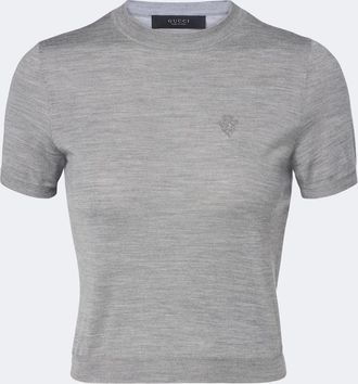 Gucci Pullover in lana e seta