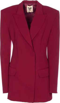 Aniye By Sienna single-breasted mini dress - Red