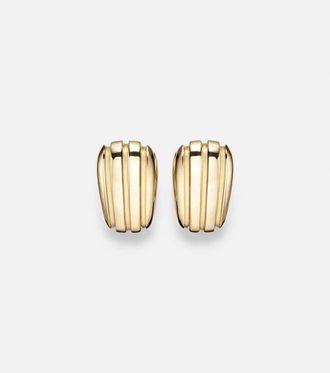 Pamela Zamore Orla Armour 18kt gold earrings