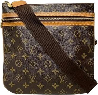 Louis Vuitton Pre-owned Cross Body Bags, female, Brown, Size: ONE SIZE Pre-owned Pochette Shoulder Bag