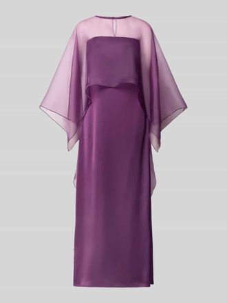Vero Moda Regular Fit Maxikleid aus Satin Modell Vima in Aubergine, Gr&ouml;&szlig;e 34