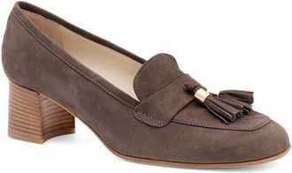 Amalfi By Rangoni Balcanico Tassel Pump in Java Suede at Nordstrom, Size 5.5