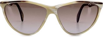 Versace Pre-owned Womens Gianni Vintage Plastic Sunglasses - Beige - One Size